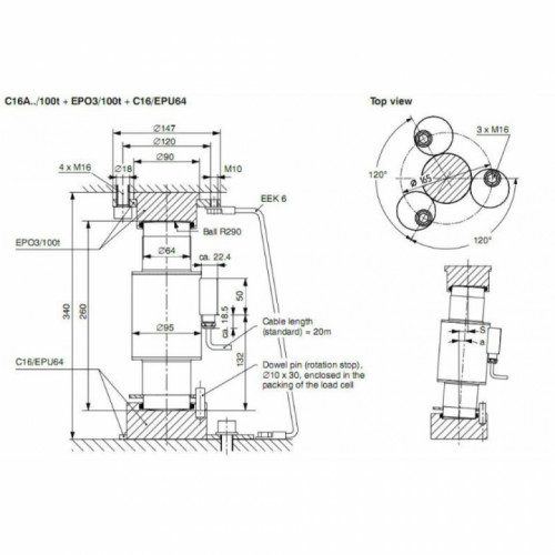 Тензодатчик HBM C16A Atex 40T
