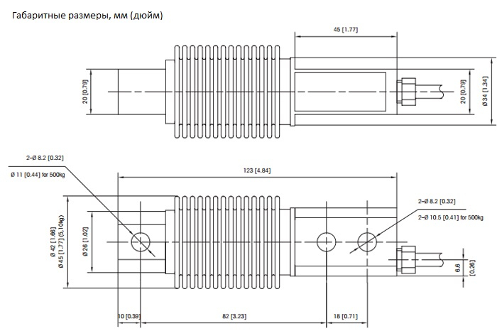 Тензодатчик Mettler Toledo MTB 500KG