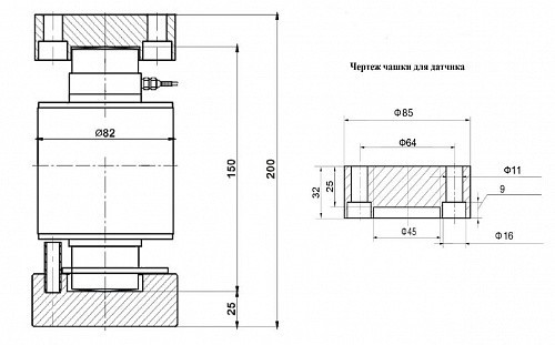 Тензодатчик Sierra SHM14K 50T